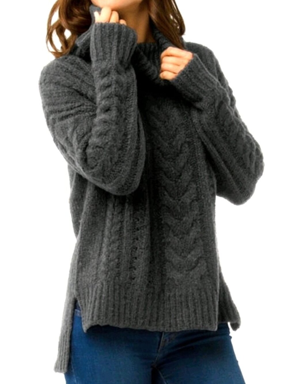 Smartwool Moon Ridge Boyfriend Oversized Chunky Turtleneck Sweater